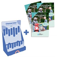 20 st Körkortsboken™ Moped + Liten STR-bokhylla i pap